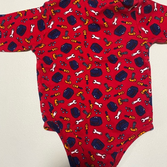 90s Tool Pattern Baby Onsie - Picture 4 of 6